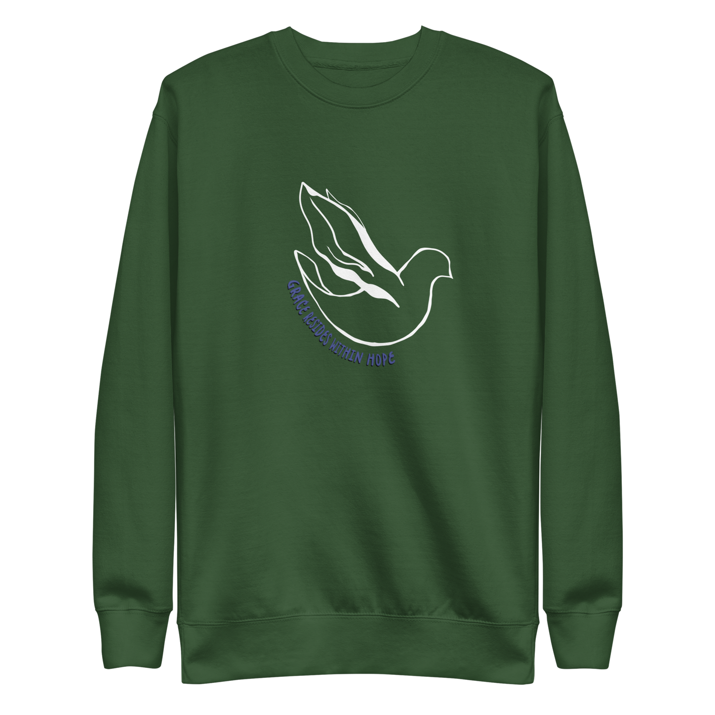 Sudadera premium unisex Grace Dove