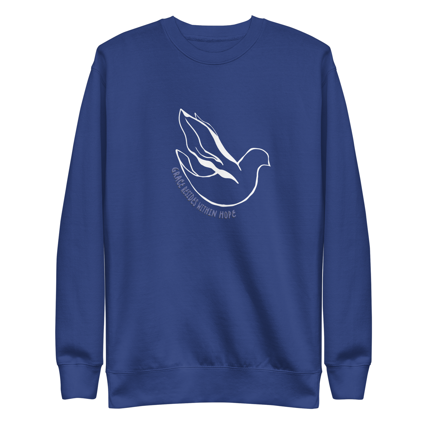 Sudadera premium unisex Grace Dove