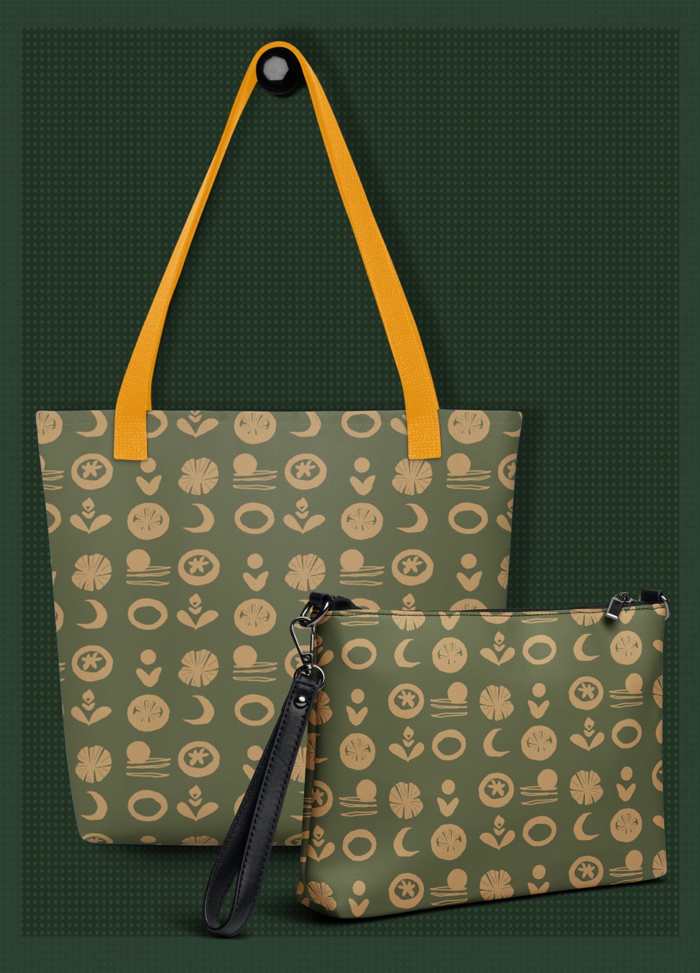 Summer Safari Patterned Coordinating Crossbody Bag + Tote