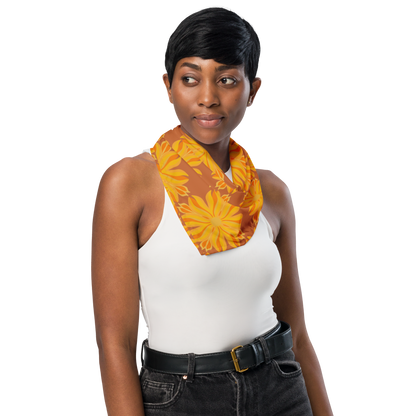 Retro Sunburst Bandana Scarf