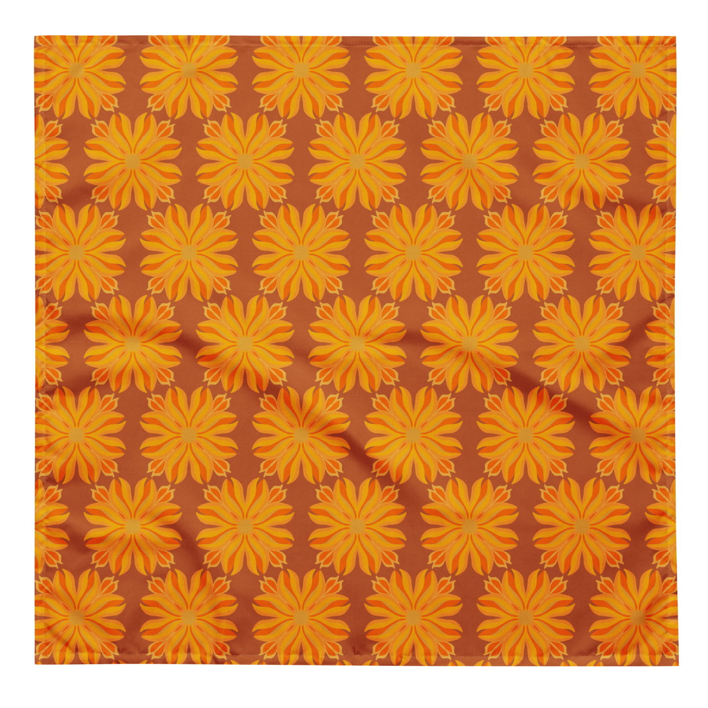 Retro Sunburst Bandana Scarf