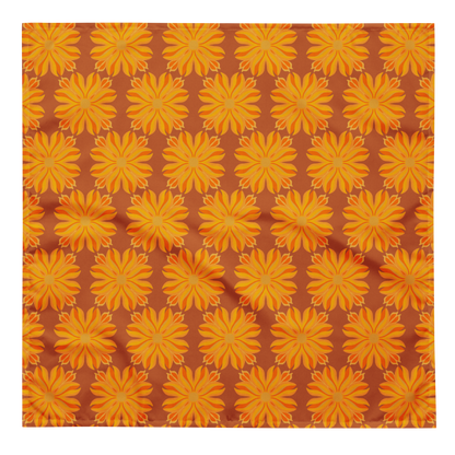 Retro Sunburst Bandana Scarf