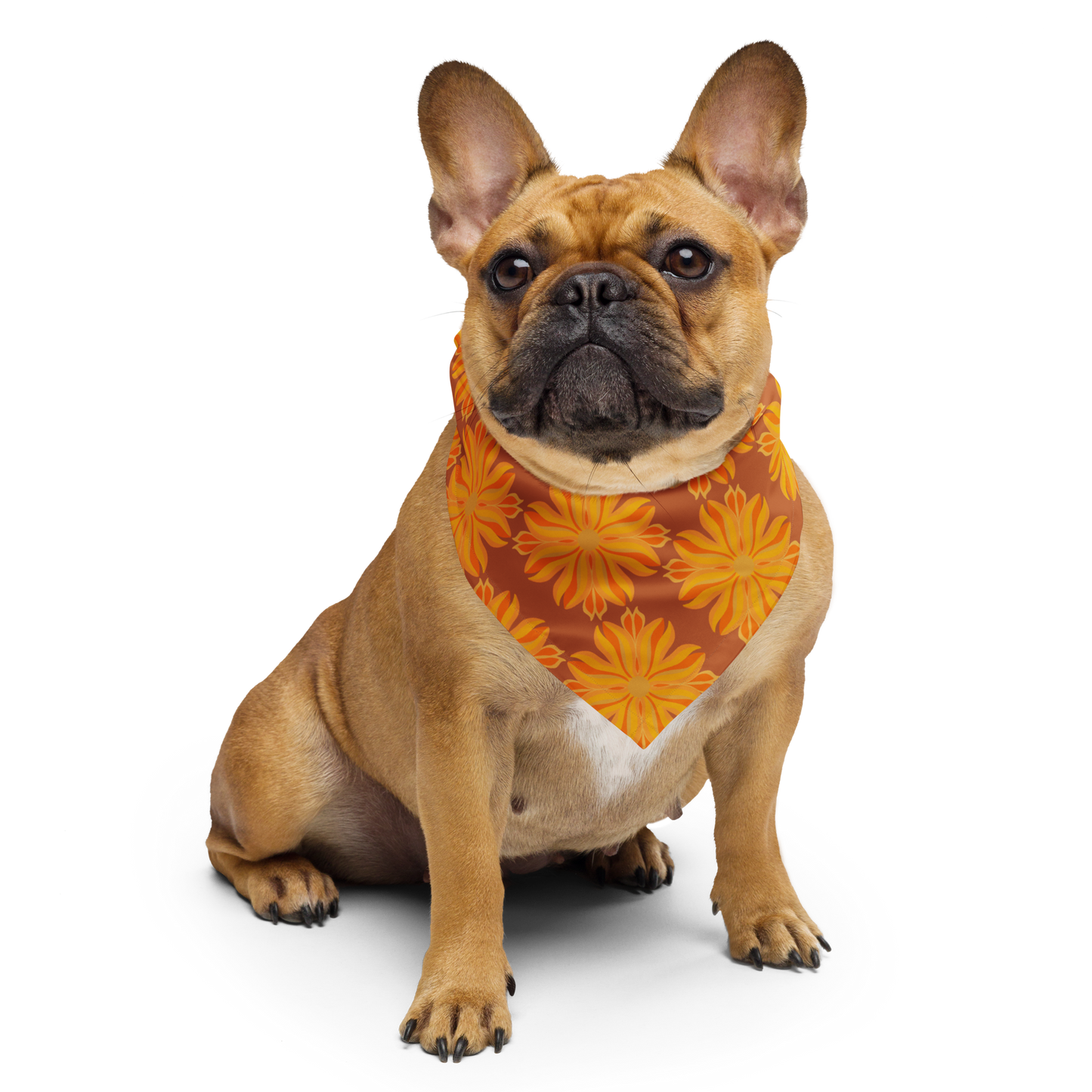 Retro Sunburst Bandana Scarf