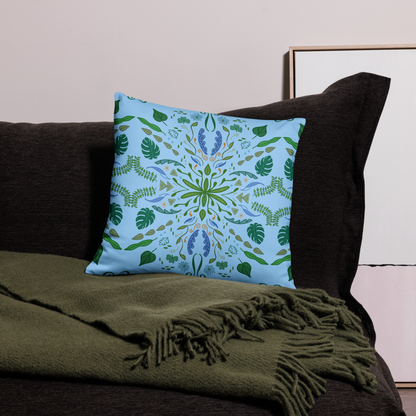 Leaf Pop Folk Art Pillow Cases