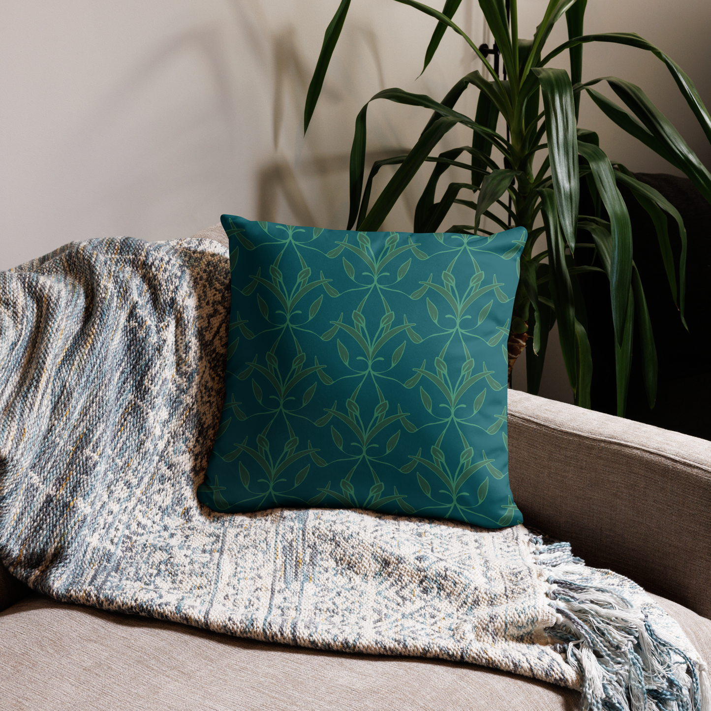 Verdant Leaves Pillow Cases