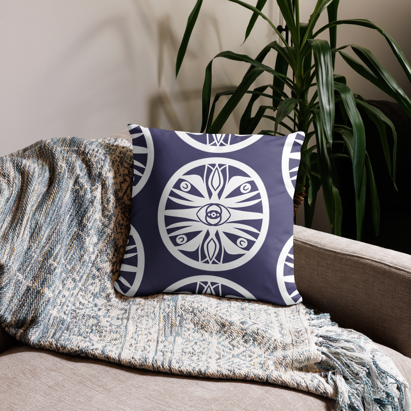 Eye of the Oracle Emblem Pillow Cases