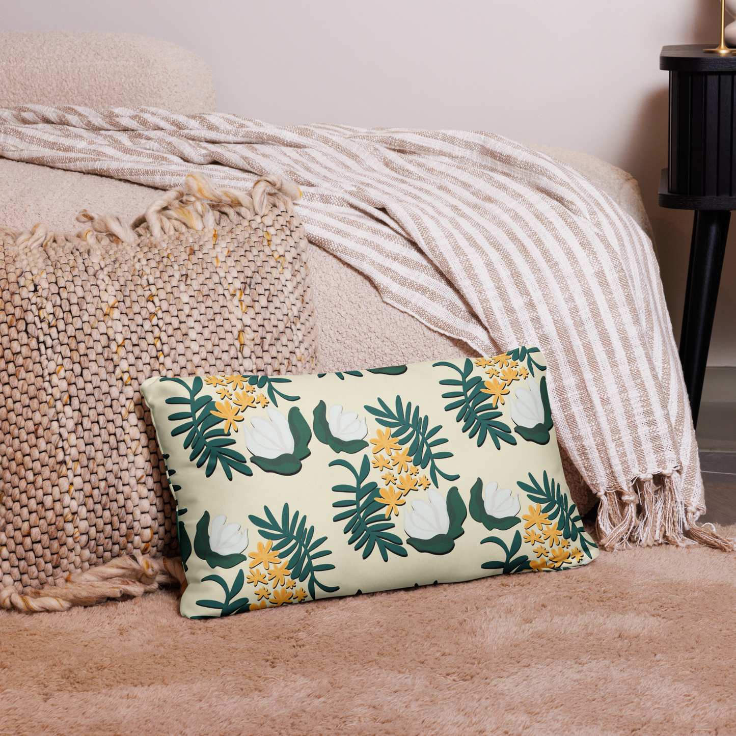 Magnolia + Phlox Pillow Cases