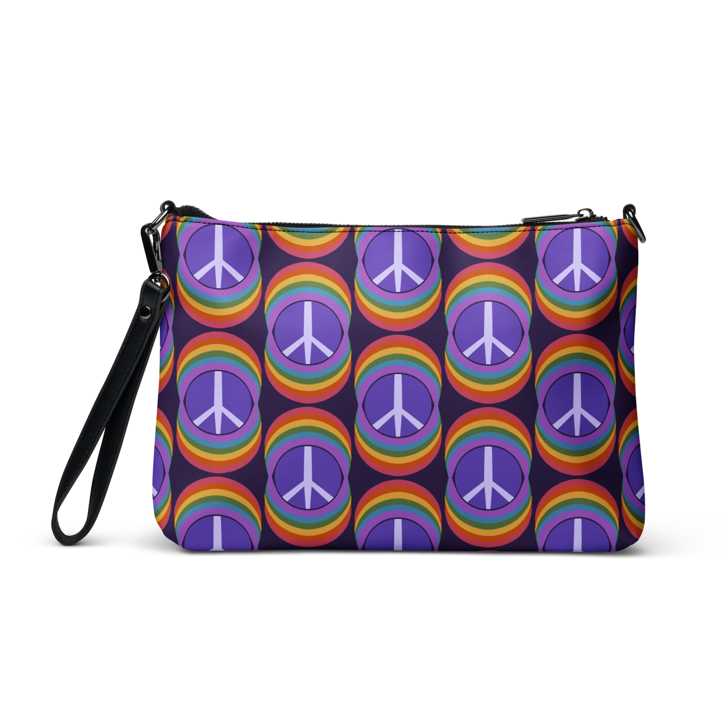 Rainbow Peace Crossbody Bag