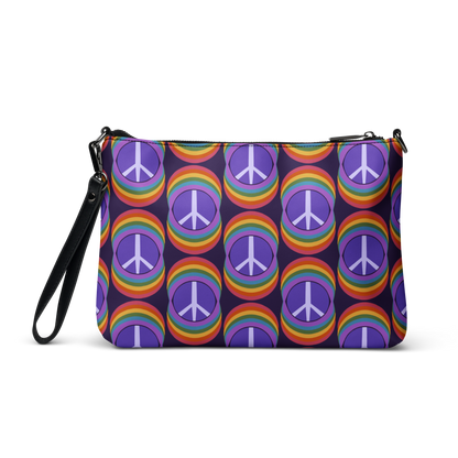 Rainbow Peace Crossbody Bag