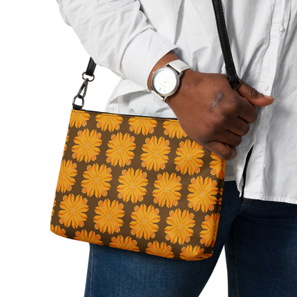 Retro Sunburst Crossbody Bag