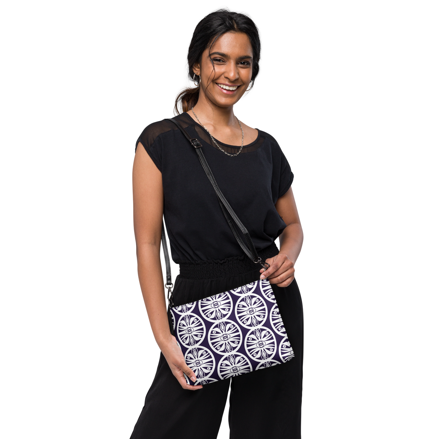 Eye of the Oracle Emblem Crossbody Bag