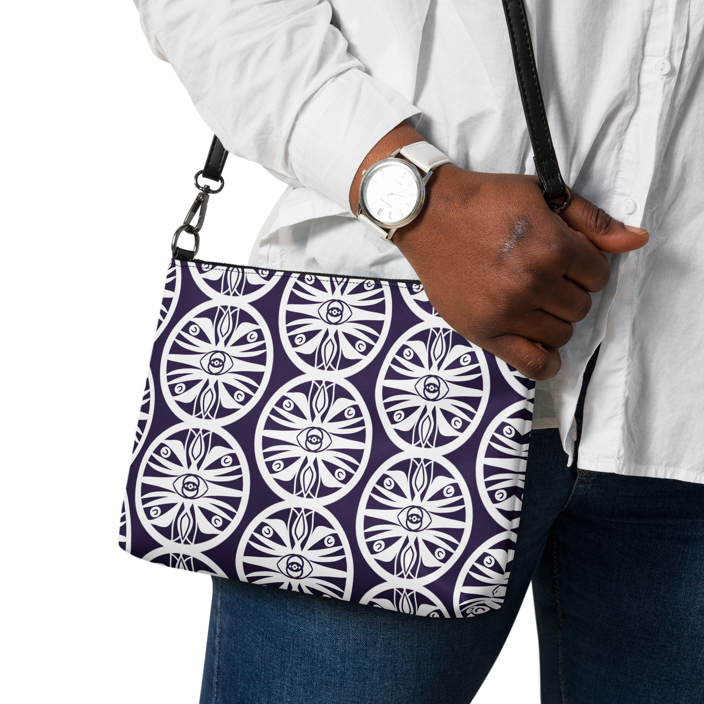 Eye of the Oracle Emblem Crossbody Bag