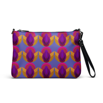 Retro Lotus Crossbody Bag