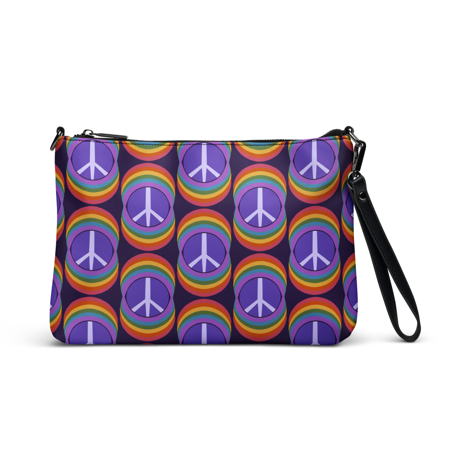 Rainbow Peace Crossbody Bag