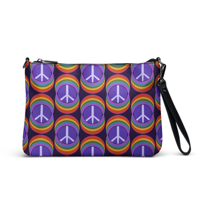 Rainbow Peace Crossbody Bag