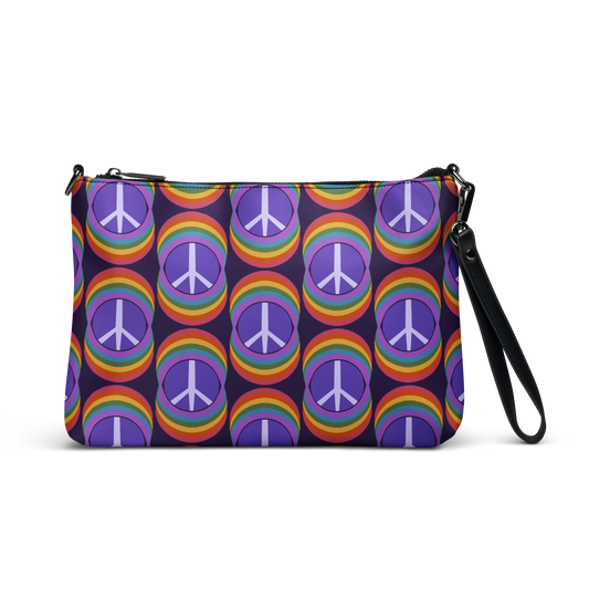 Rainbow Peace Crossbody Bag