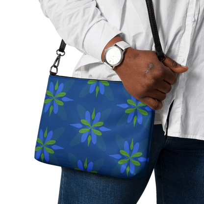 Blue Sky Botanical Crossbody Bag