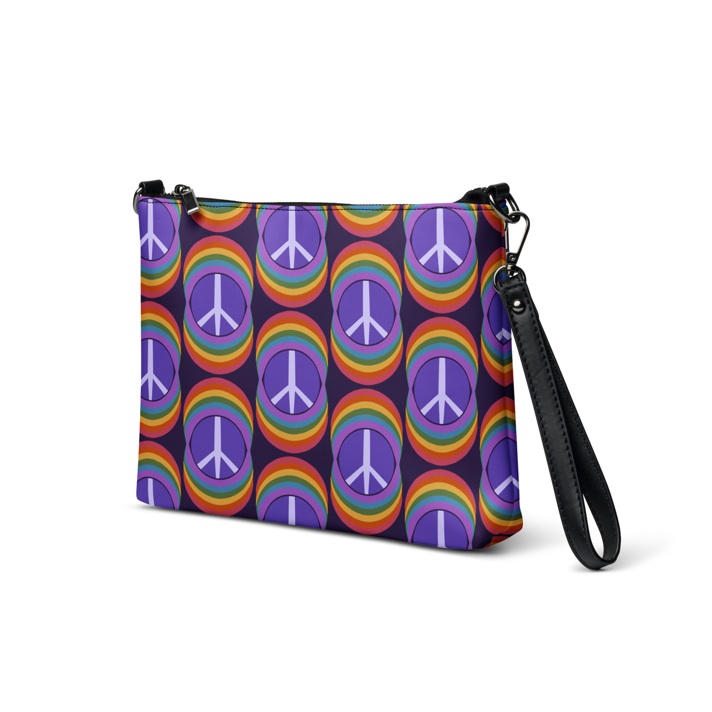 Rainbow Peace Crossbody Bag