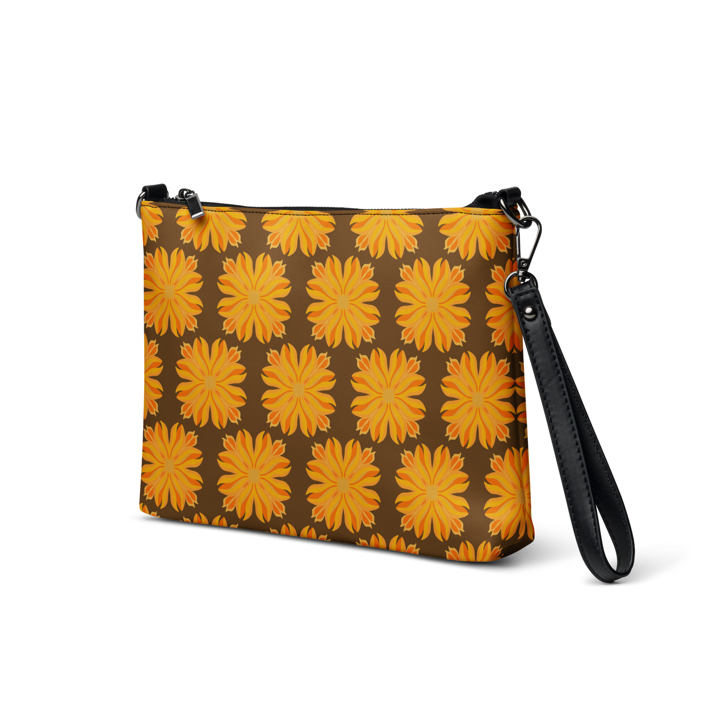 Retro Sunburst Crossbody Bag