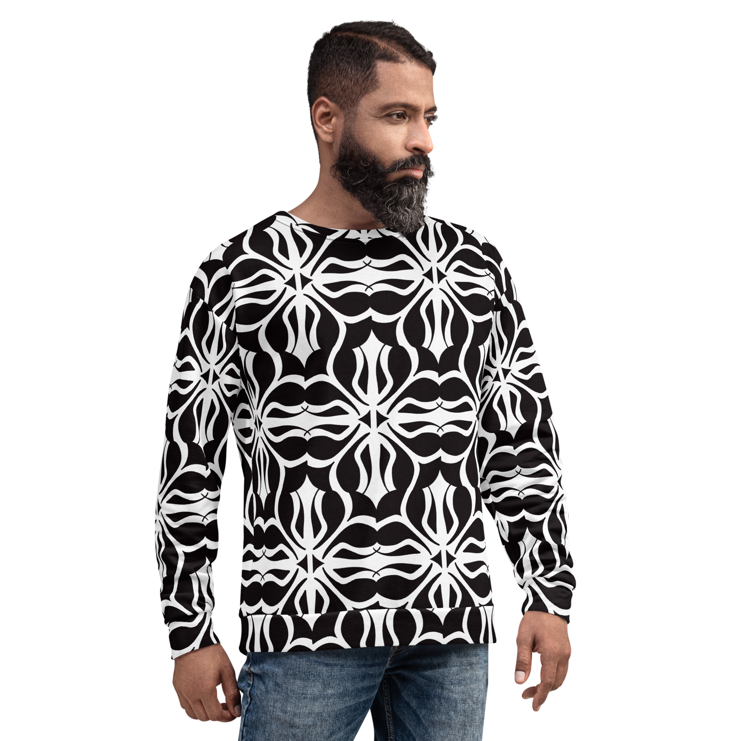 Halcyon All-Over Print Recycled Unisex Sweatshirt