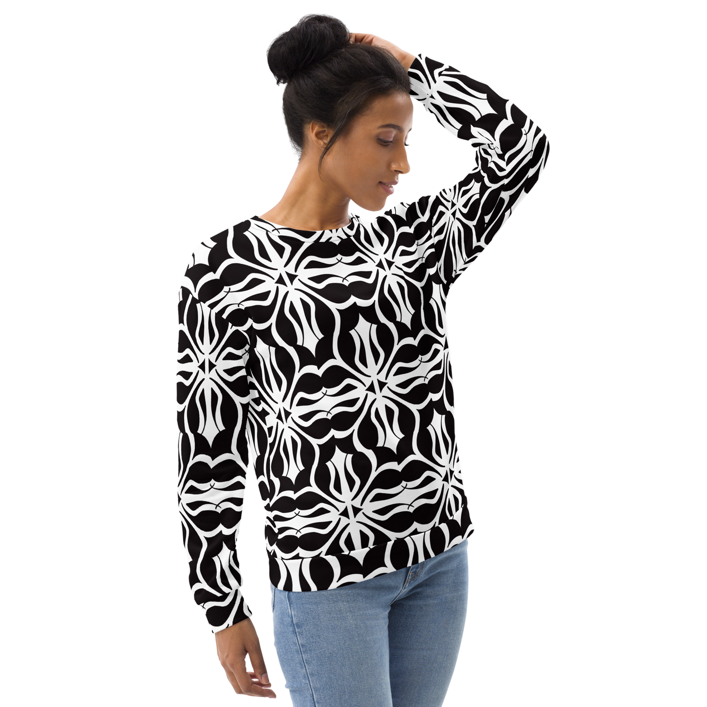 Halcyon All-Over Print Recycled Unisex Sweatshirt