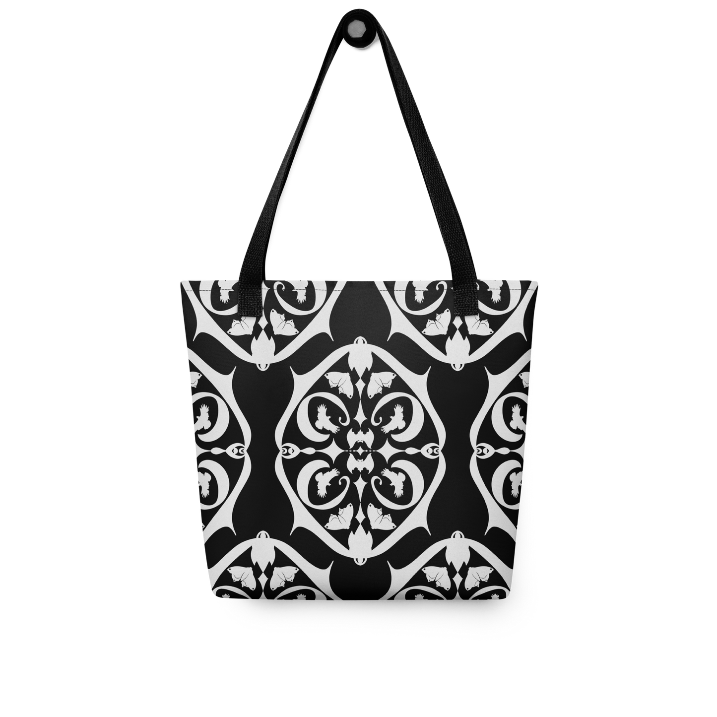 Bats, Ravens & Moths Folk Art Patterned Tote