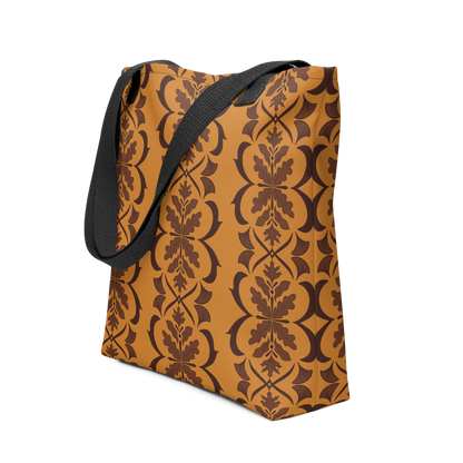 Autumn Filigree Patterned Tote