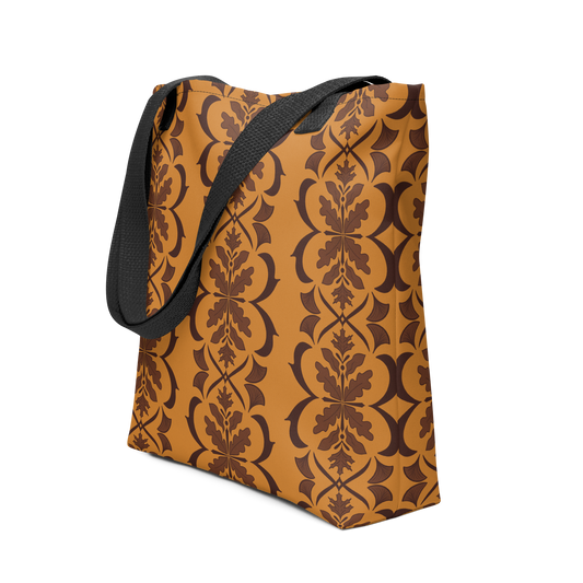 Autumn Filigree Patterned Tote