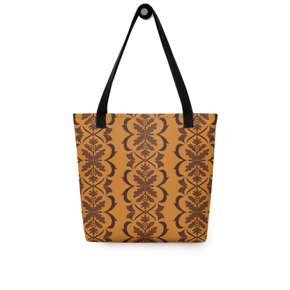 Autumn Filigree Patterned Tote