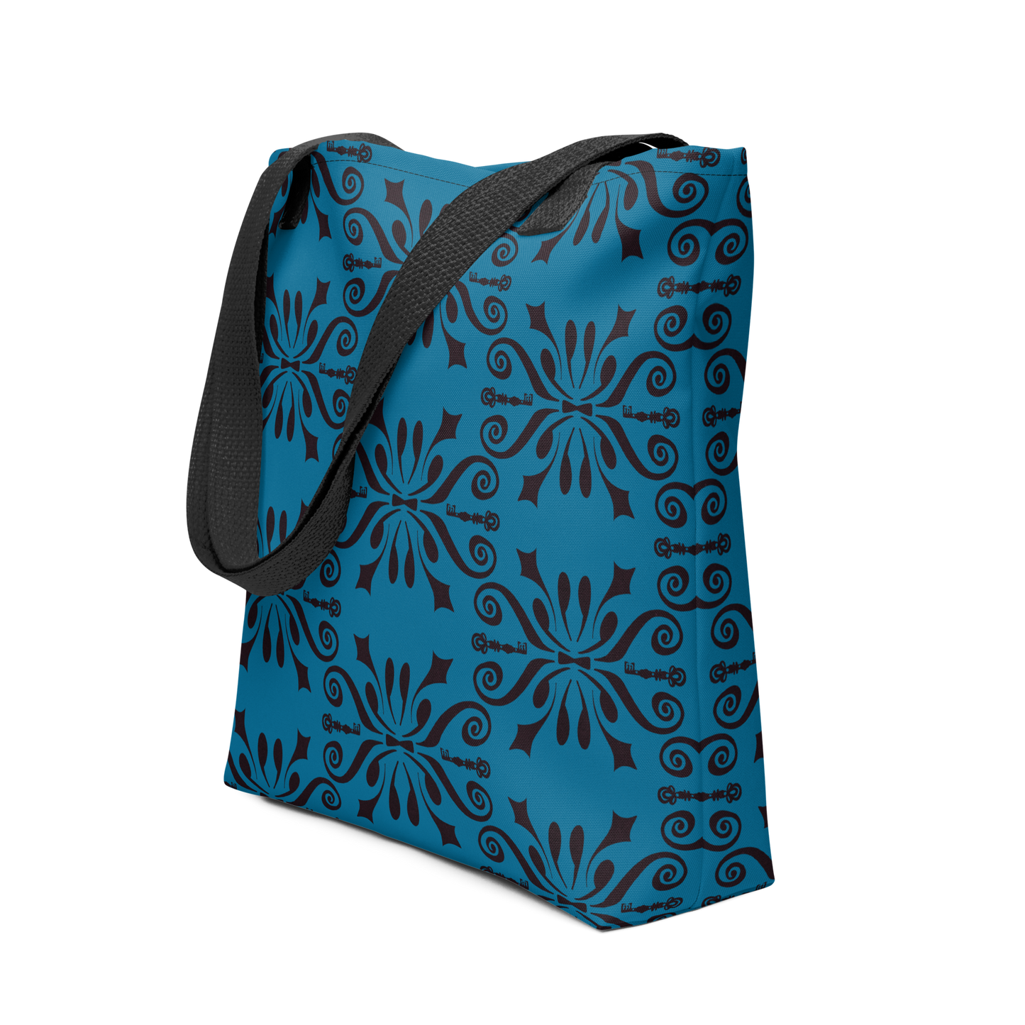 Lock & Key Insignia Patterned Tote