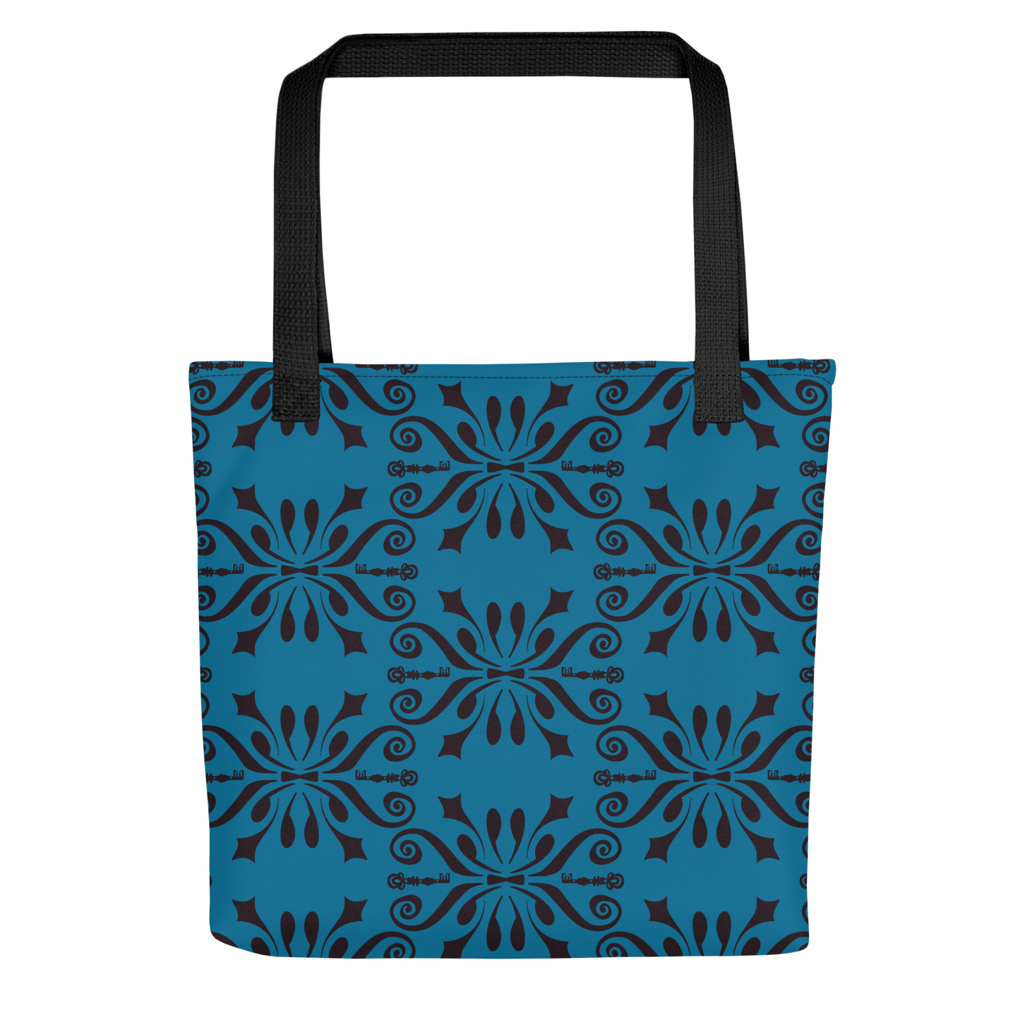 Lock & Key Insignia Patterned Tote