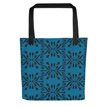 Lock & Key Insignia Patterned Tote