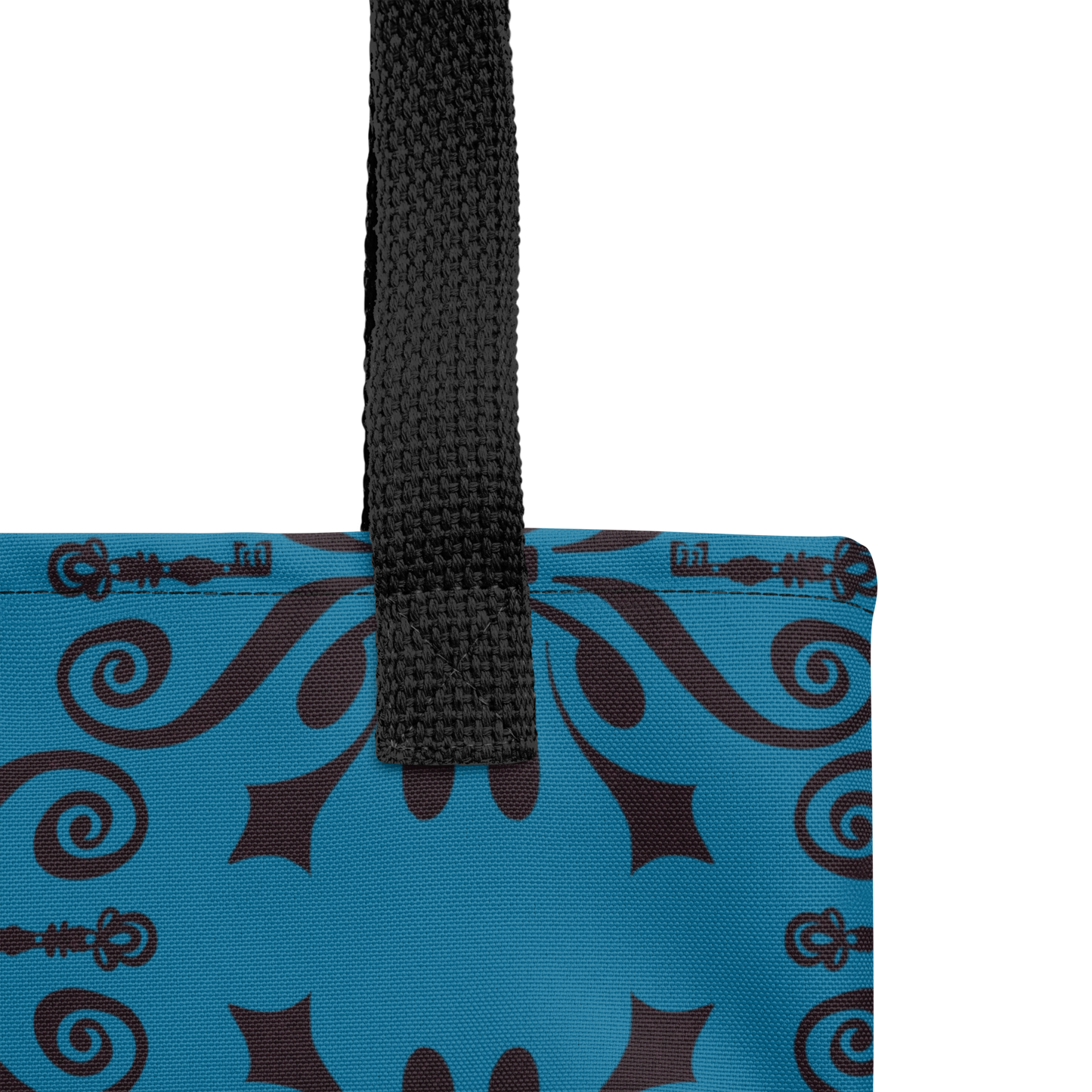 Lock & Key Insignia Patterned Tote