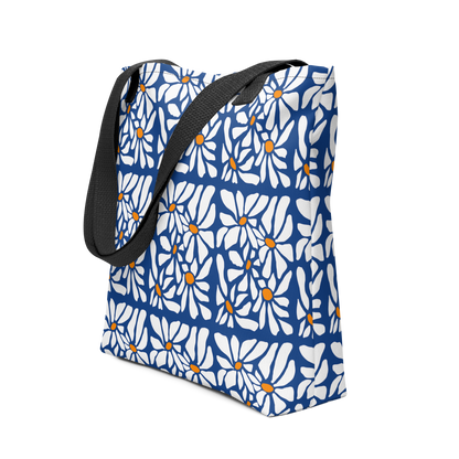 Lazy Daisy Patterned Tote