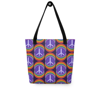 Rainbow Peace Tote