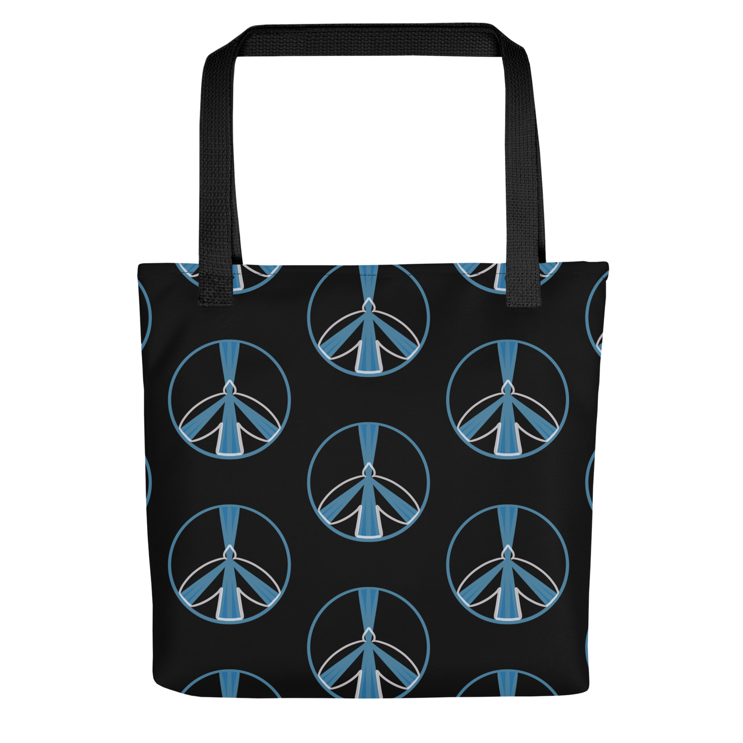 Tote Bag mit Friedenstauben-Muster