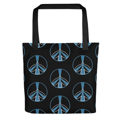 Tote Bag mit Friedenstauben-Muster