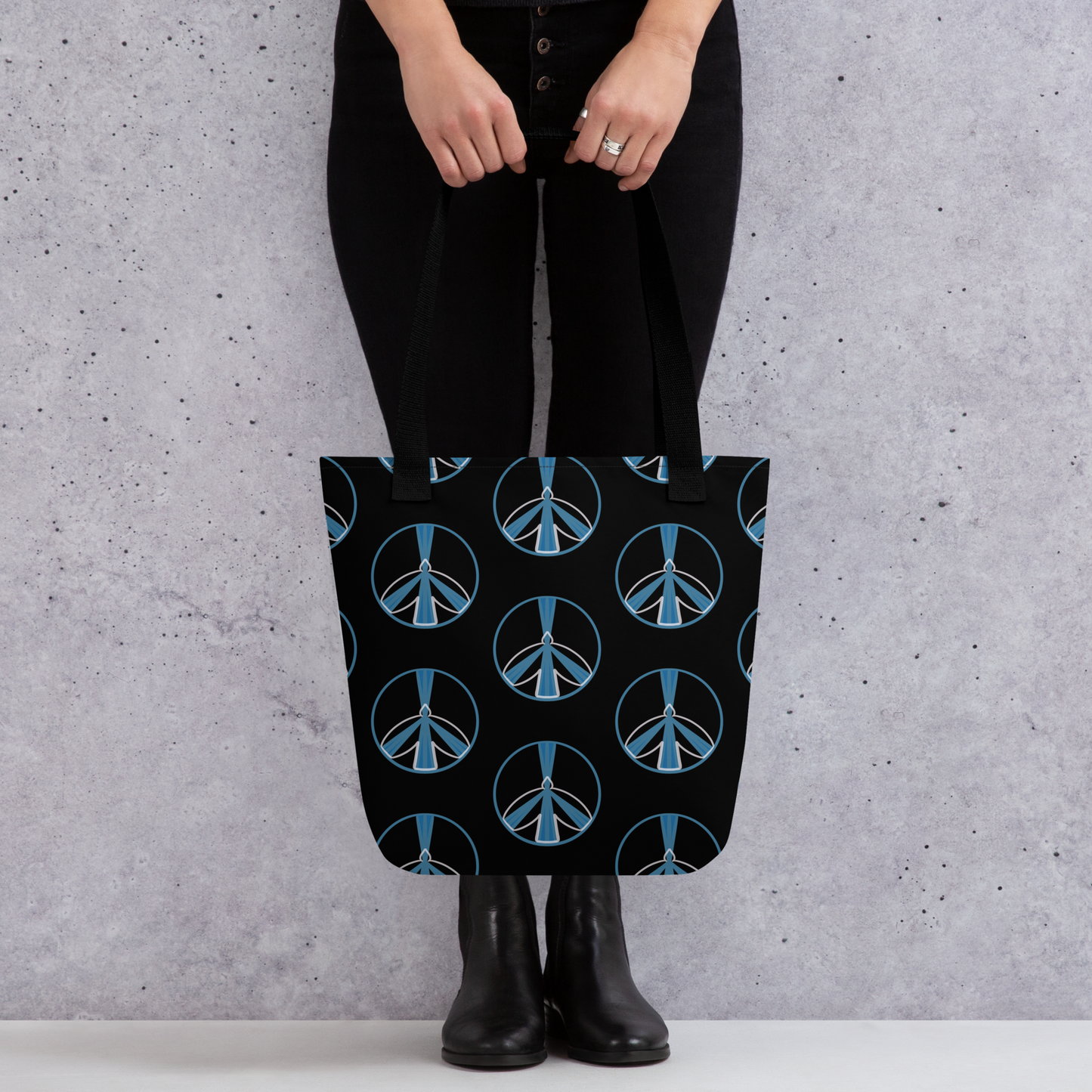 Peace Dove Pattern Tote