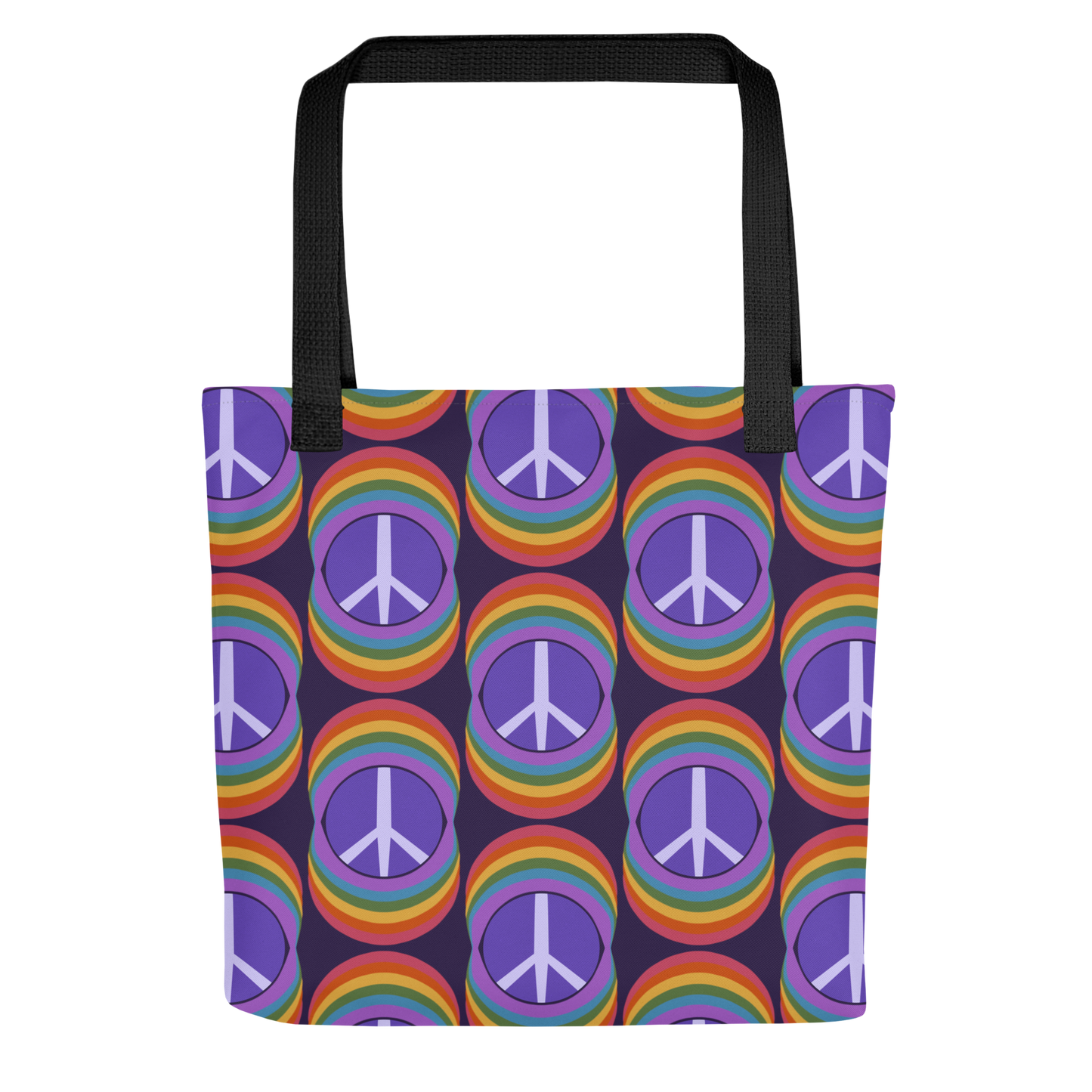 Rainbow Peace Tote