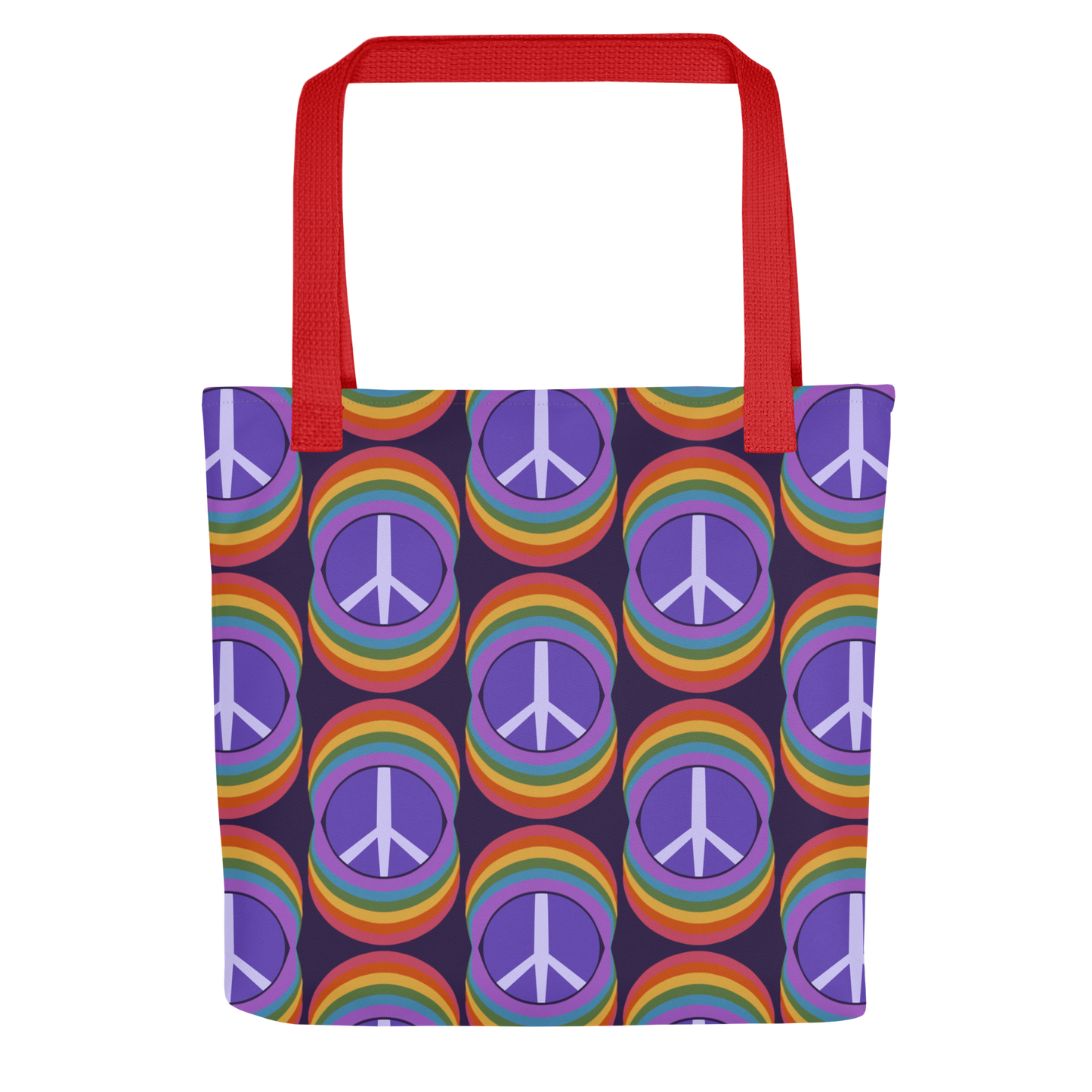 Rainbow Peace Tote