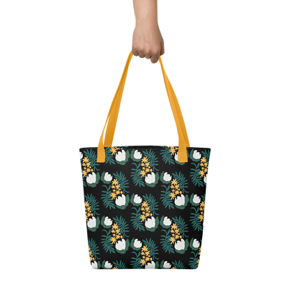 Magnolia & Phlox Pattern Tote