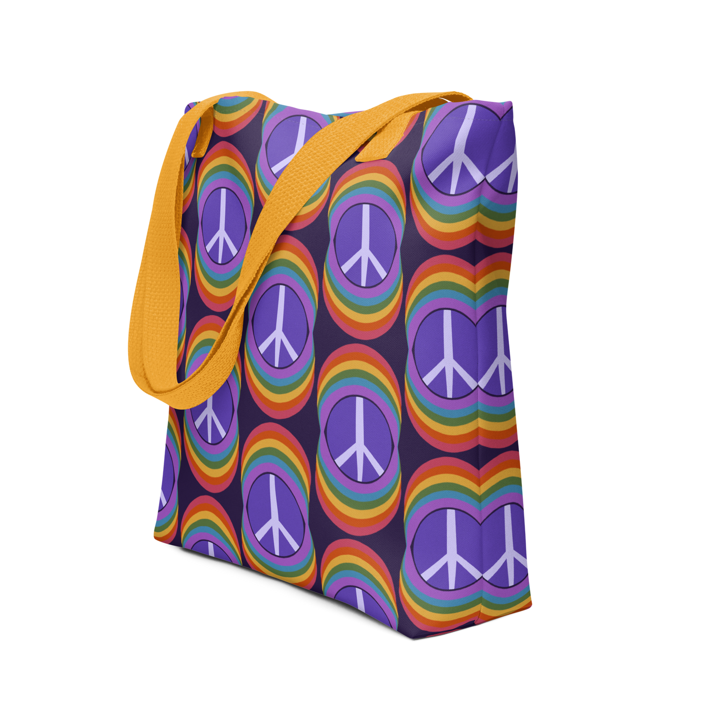 Rainbow Peace Tote