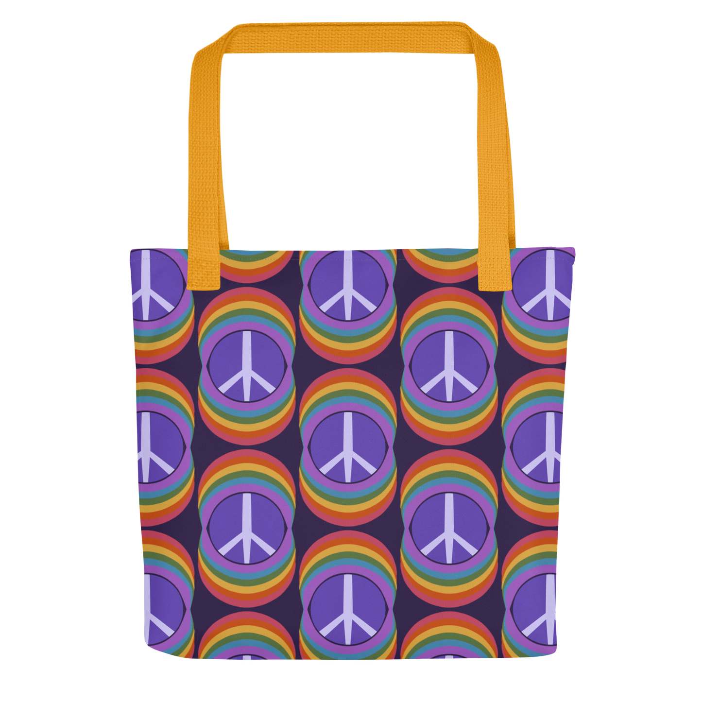 Rainbow Peace Tote