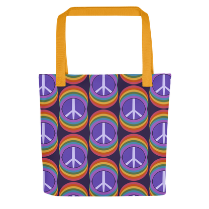 Rainbow Peace Tote