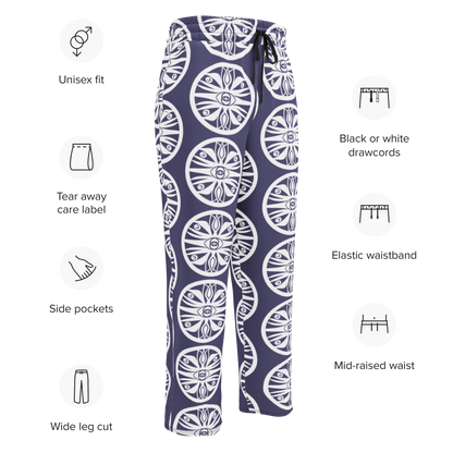 Eye of the Oracle Emblem Wide-leg Joggers