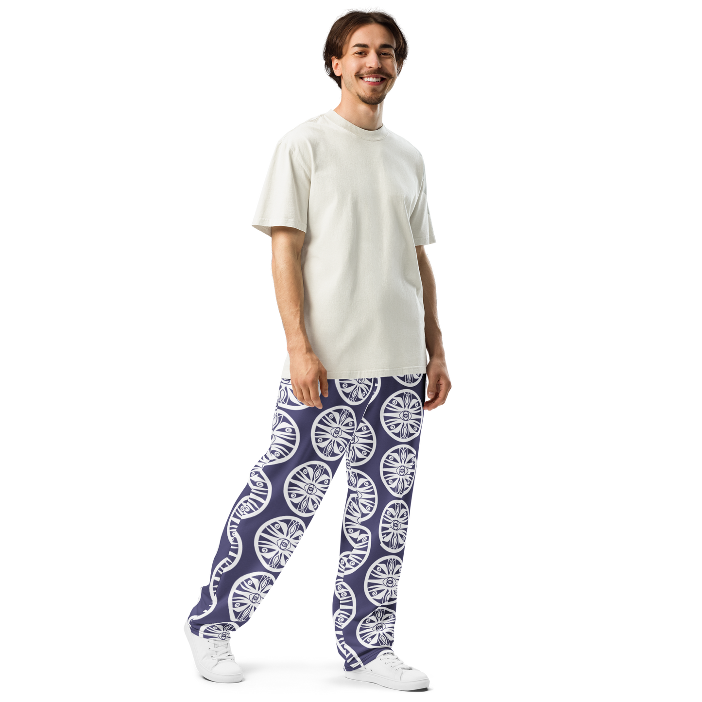 Eye of the Oracle Emblem Wide-leg Joggers