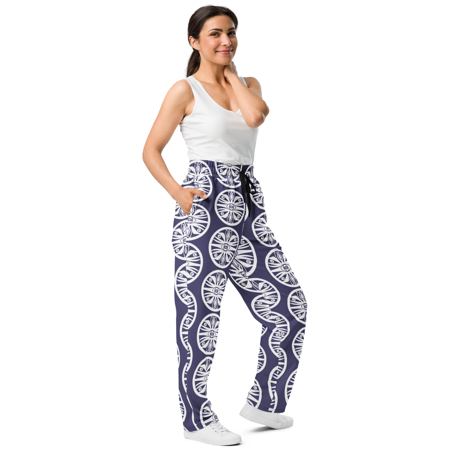 Eye of the Oracle Emblem Wide-leg Joggers