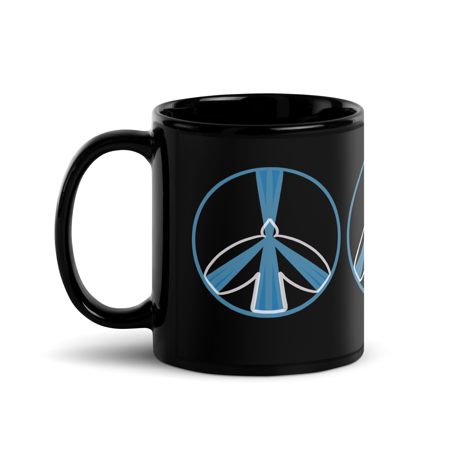 Peace Dove Glossy Mug