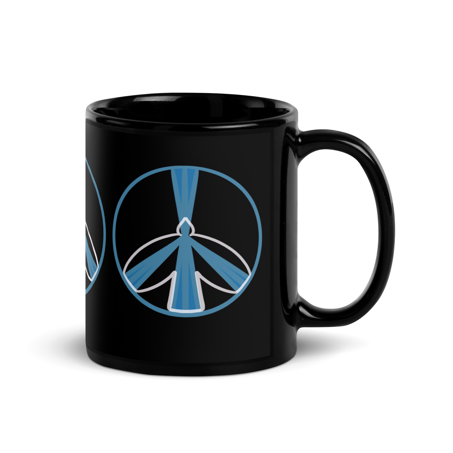 Peace Dove Glossy Mug