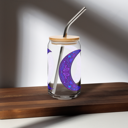 Serpent Moon Can-shaped Glass